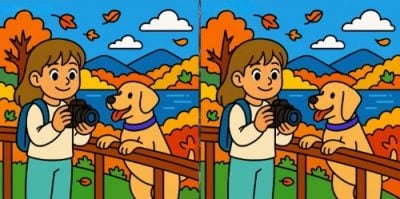 Τεστ IQ: βρείτε 3 διαφορές σε μια εικόνα ενός κοριτσιού και ενός σκύλου σε 51 δευτερόλεπτα