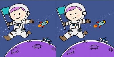 Τεστ IQ: βρείτε 3 διαφορές σε μια εικόνα ενός αστροναύτη σε 15 δευτερόλεπτα